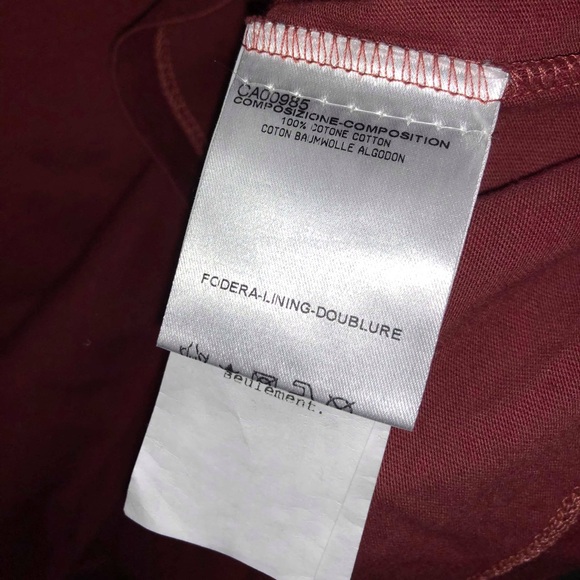 Gucci logoT shirt Size M red bordeau 100% Authentic - Picture 6 of 10